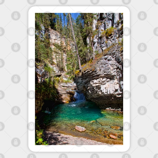 Canada. Banff National Park. Johnston Canyon. Sticker by vadim19